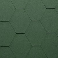Гибкая битумная черепица Katepal KL, зелёный