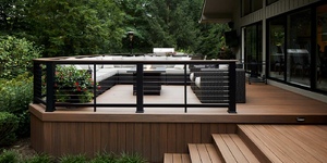 еррасная доска из ДПК Bamberg, Solid, African Bubinga