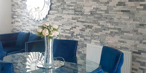 3D панели Мрамор Cloudy Grey Classic 10