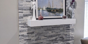 3D панели Мрамор Cloudy Grey Classic 12