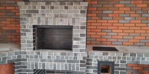 Кирпич печной Montenegro SHA 5 Black Argentum (Чёрный) 230x114x65 мм 5