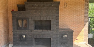 Кирпич огнеупорный Montenegro SHA 8 Black Argentum 250x124x65 мм 7