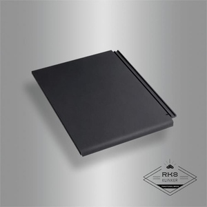 Цементно-песчаная плоская черепица Kriastak, Platt Антрацит