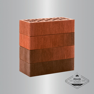 Кирпич облицовочный ЛСР, Красный Флэшинг, Тростник, 1НФ