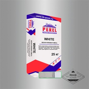 WHITE Perel клей для мрамора и камня