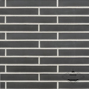 Ригельный клинкерный кирпич Roben, Portland, антрацит, 365х115х52 мм