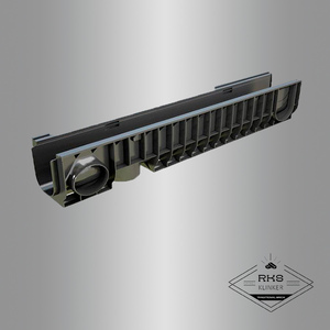 Лоток водоотводный PolyMax Basic DN100, H155