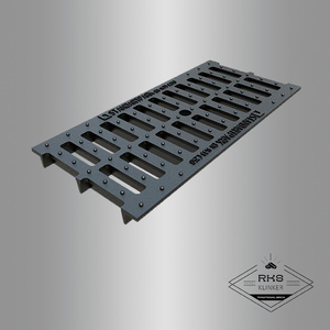 Решетка водоприемная Basic DN200 чугунная (щелевая)