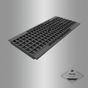 Решетка водоприемная Basic DN200 чугунная (ячеистая)