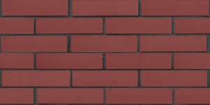 Кирпич облицовочный ЛСР, Винный, Гладкий, 1НФ на графитовом шве