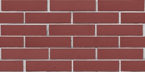 Кирпич облицовочный ЛСР, Винный, Гладкий, 1НФ на белом шве