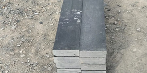 Бордюр (поребрик) из камня, Belgian Black, колотый, 150х50х1000 мм (2)
