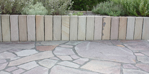 Палисад из песчаника RKS SLATE Belgian Multi колотый (5)