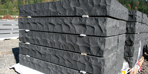 Ступень из камня, Belgian Black, колотая от RKS SLATE 4