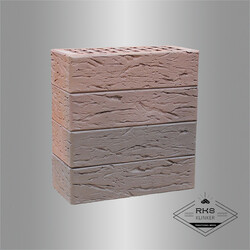 Кирпич облицовочный ЛСР, Светло-коричневый флэш, рустик 1НФ в Ростове-на-Дону