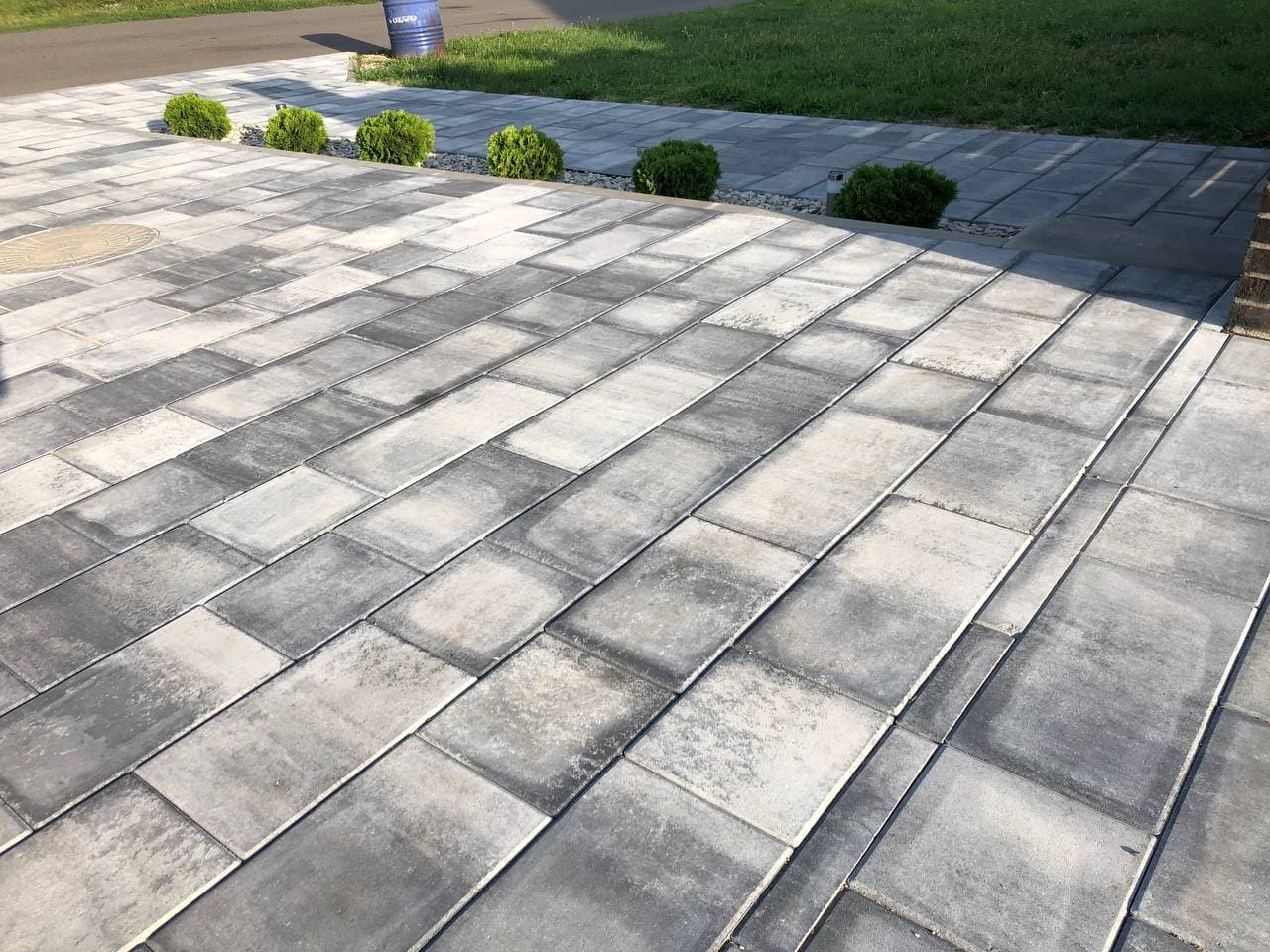 Тротуарная плитка BRAER, Триада, Color Mix Ночь 7