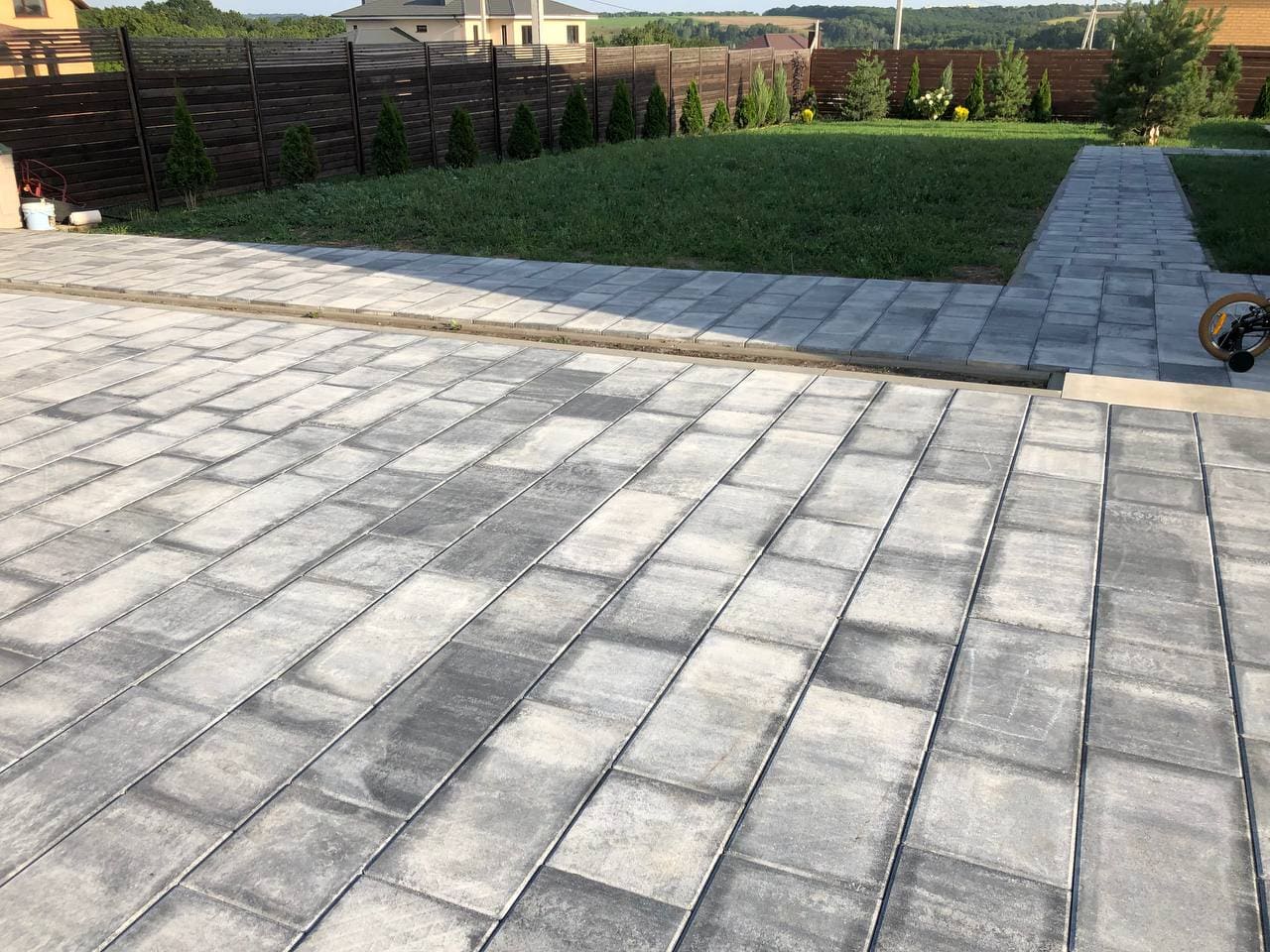 Тротуарная плитка BRAER, Триада, Color Mix Ночь 9