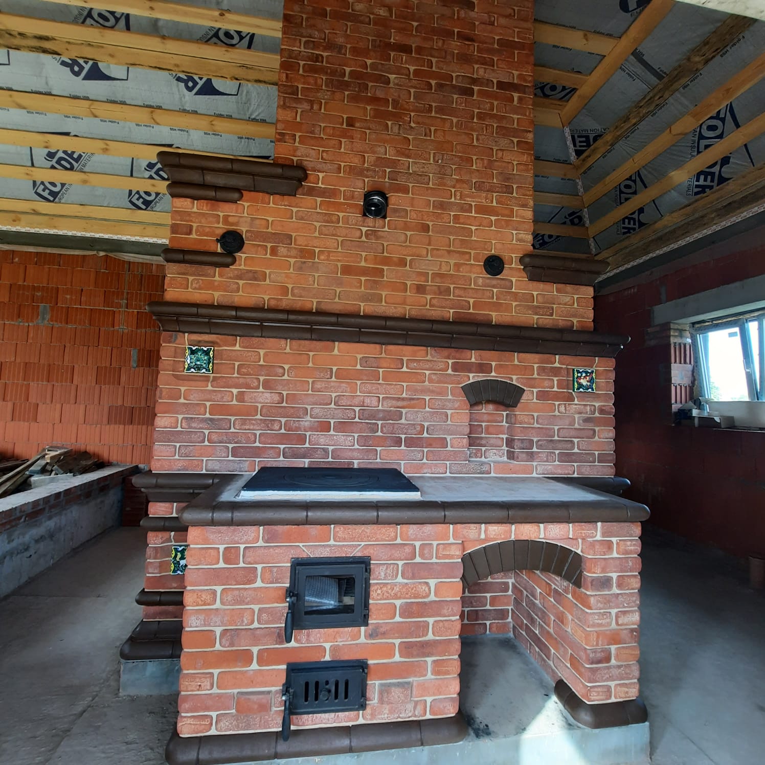 Облицовочный керамический кирпич 0,5 NF "Temple Brick" Маркс 35