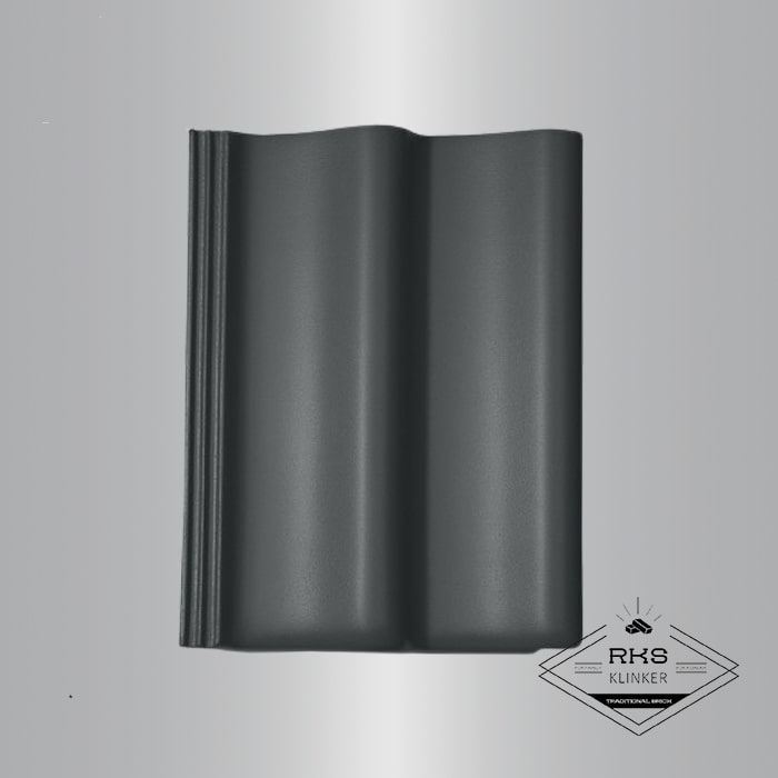 Цементно-песчаная черепица Балтийская (Дабл S) Cisar, графит в Ростове-на-Дону