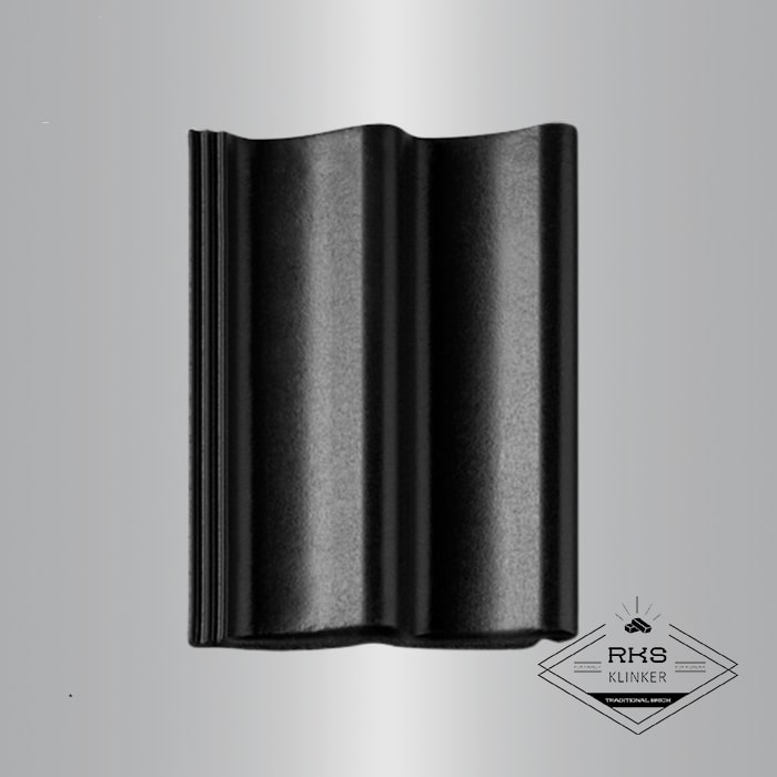 Цементно-песчаная черепица Балтийская (Дабл S) Cisar, чёрный в Ростове-на-Дону