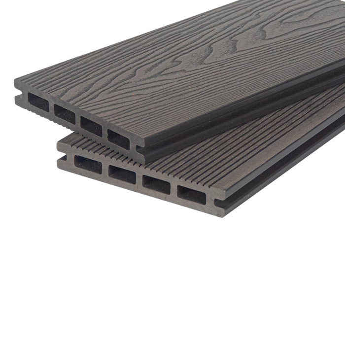 Террасная доска из ДПК Bulros, Country 3D, Графит в Ростове-на-Дону