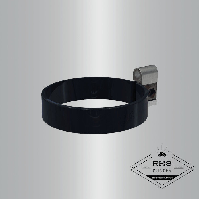 Хомут трубы GLC PVC, RAL 9005 в Ростове-на-Дону