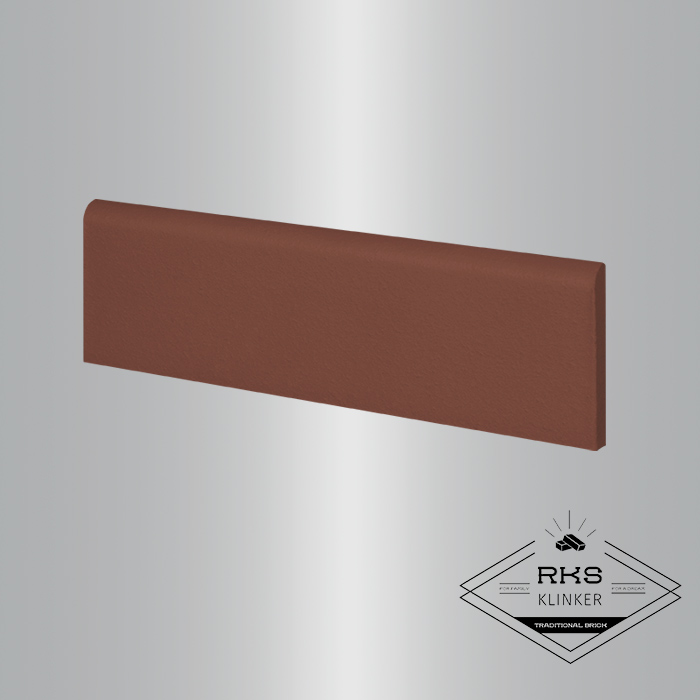 Клинкерный плинтус King Klinker, 03 Natural brown, 245х73х10 мм в Ростове-на-Дону