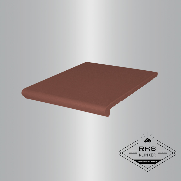 Клинкерная ступень венецианская гладкая, 03 Natural brown, 330x245x14 в Ростове-на-Дону