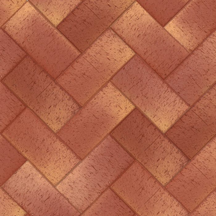 Клинкер тротуарный ЛСР тёмно-красный 