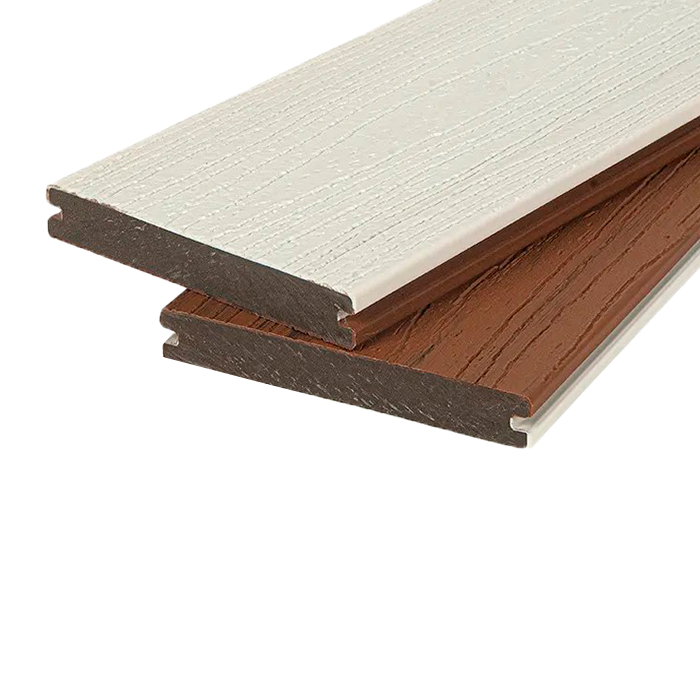 Террасная доска из ДПК Dual POLIVAN GROUP,Solid Co-Extrusion,White в Ростове-на-Дону
