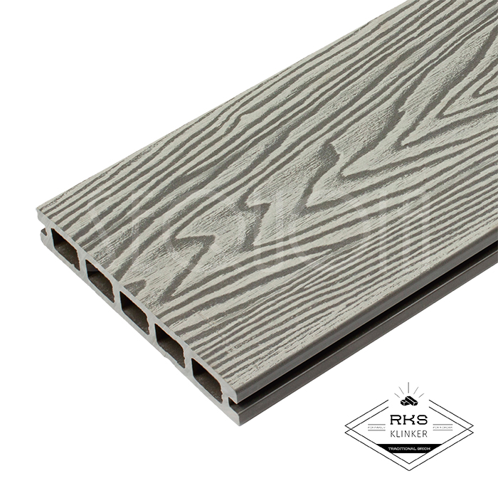 Террасная доска из ДПК SEQUOIA®, DUAL 3D WOOD, Grey, 146x24x4000 мм в Ростове-на-Дону