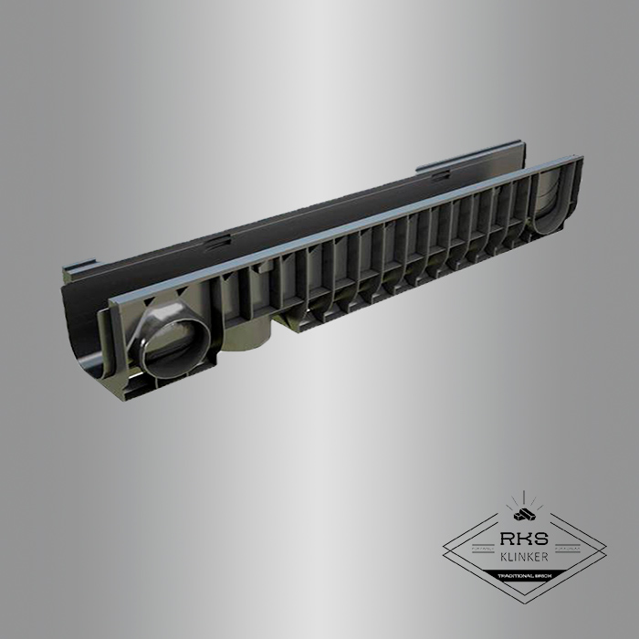 Лоток водоотводный PolyMax Basic DN100, H155 в Ростове-на-Дону