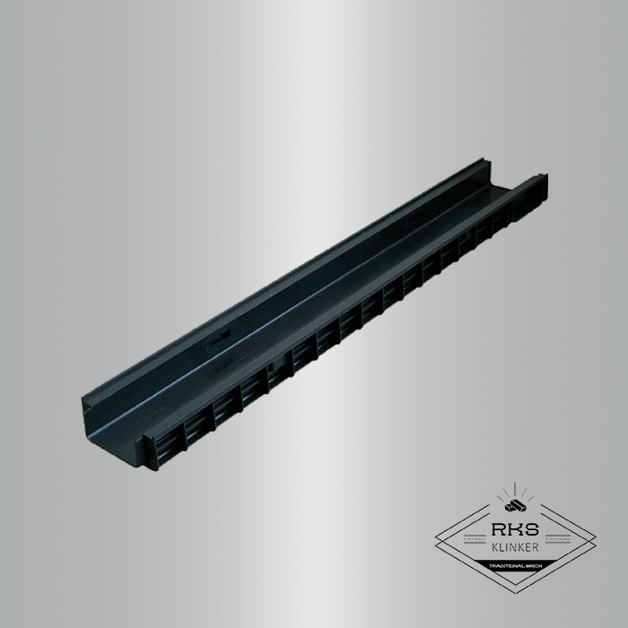 Лоток водоотводный PolyMax Basic пластиковый DN 100, H55 в Ростове-на-Дону