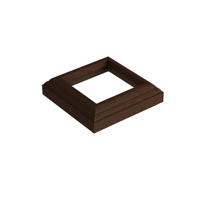 Крышка нижняя для столба из ДПК Woodvex,Select, венге в Ростове-на-Дону