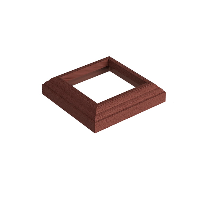 Крышка нижняя для столба из ДПК Woodvex,Select, темно-коричневый в Ростове-на-Дону