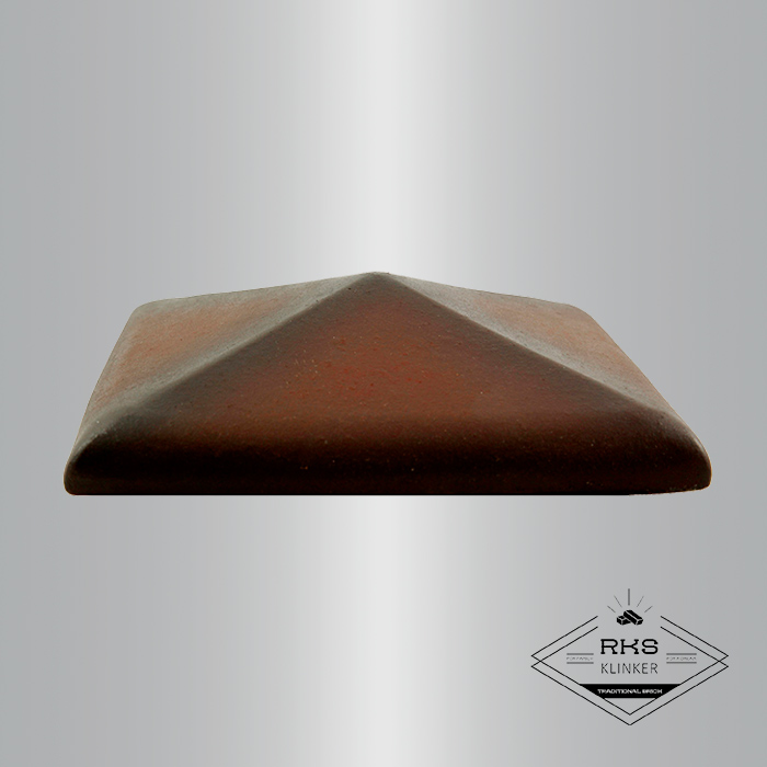 Клинкерный колпак на столб ZG Clinker, С42 425х425 мм, ольха в Ростове-на-Дону