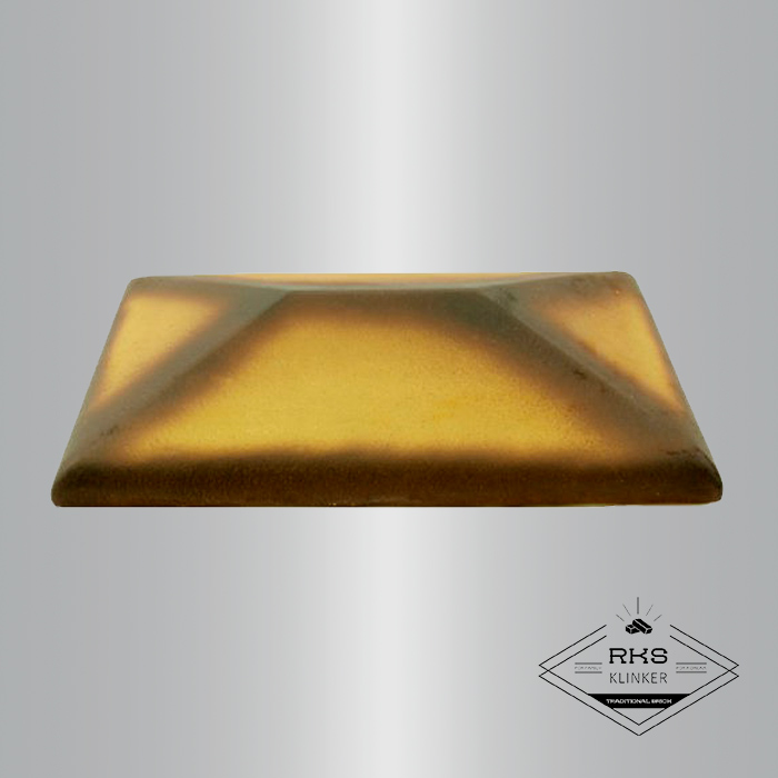 Клинкерный колпак на столб ZG Clinker, СР 300х425 мм, жёлтый тушевой в Ростове-на-Дону