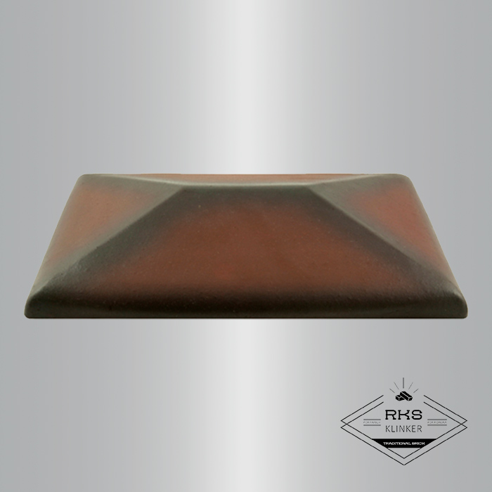 Клинкерный колпак на столб ZG Clinker, СР 300х425 мм, ольха в Ростове-на-Дону