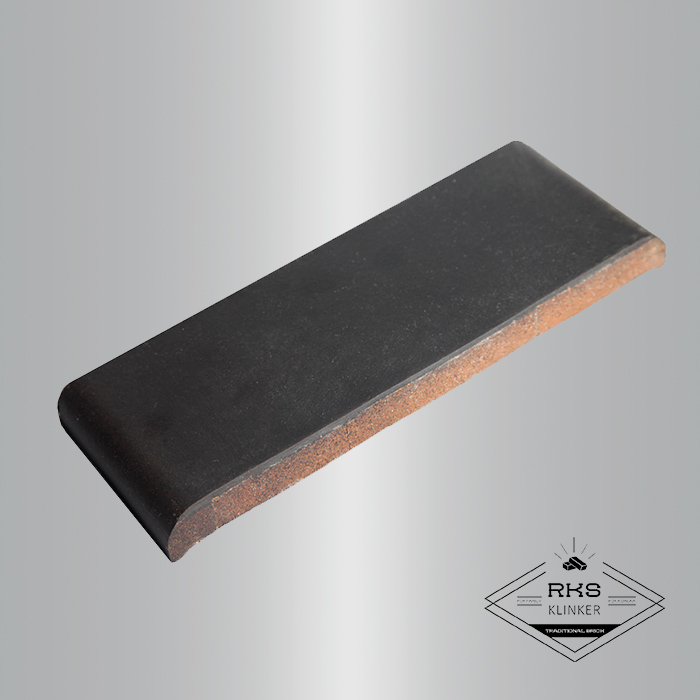 Парапетная плитка ZG Clinker, КР20 190x110x25 мм, Графит в Ростове-на-Дону