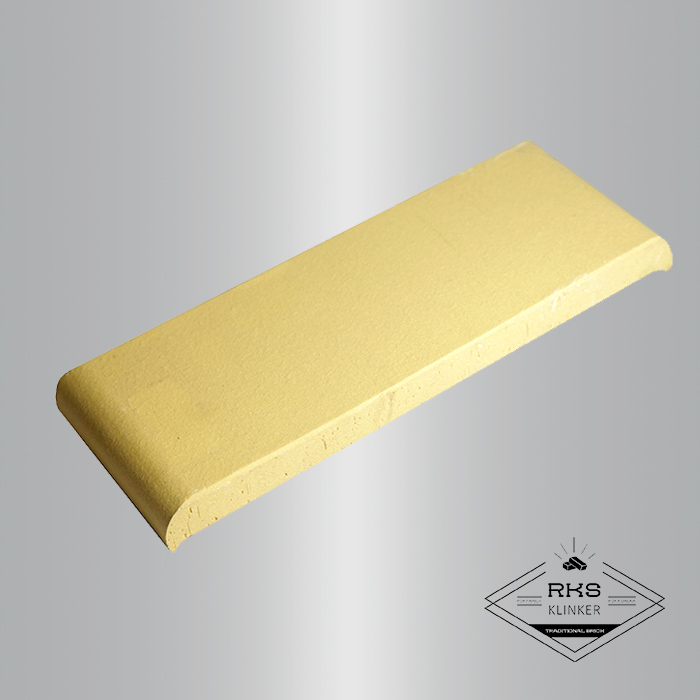 Парапетная плитка ZG Clinker, КР20 190x110x25 мм, Жёлтая в Ростове-на-Дону