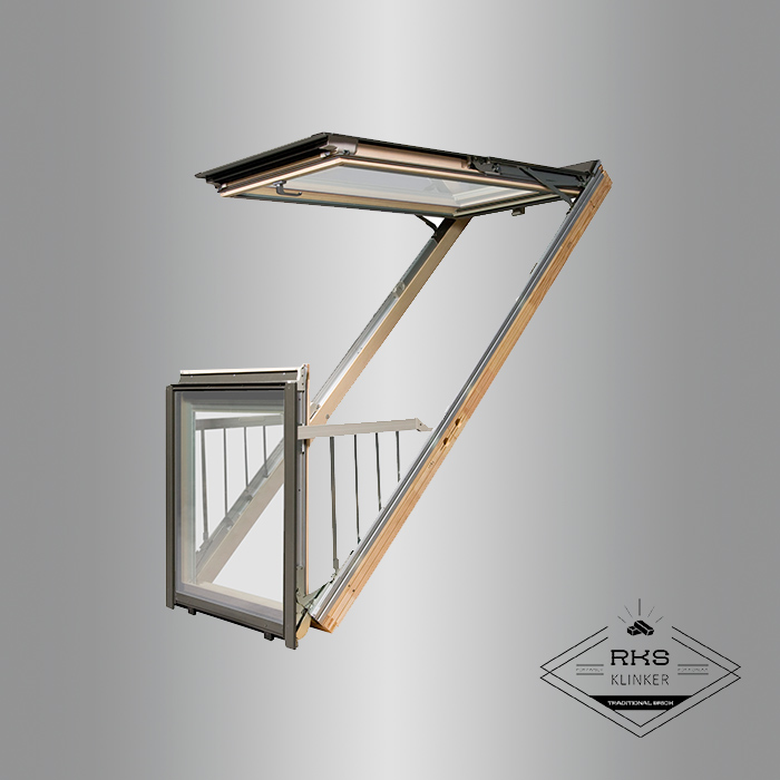 Окно - балкон FAKRO FGH-V P2 Galeria 94х255 в Ростове-на-Дону