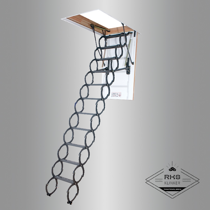 Чердачная металлическая термоизоляционная лестница FAKRO LST 70х80х280 в Ростове-на-Дону