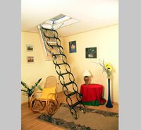 Чердачная лестница OMAN "NOZYCOWE" 60х120х300 см в Ростове-на-Дону