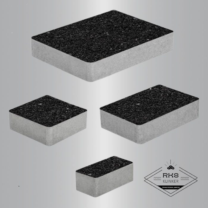 Тротуарная плитка МЮНХЕН - Б.2.ФСМ.6, Стоунмикс, Чёрный в Ростове-на-Дону