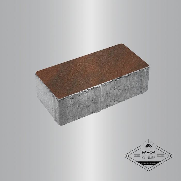 Тротуарная плитка ПРЯМОУГОЛЬНИК - Б.2.П.6, Листопад гладкий, Клинкер в Ростове-на-Дону