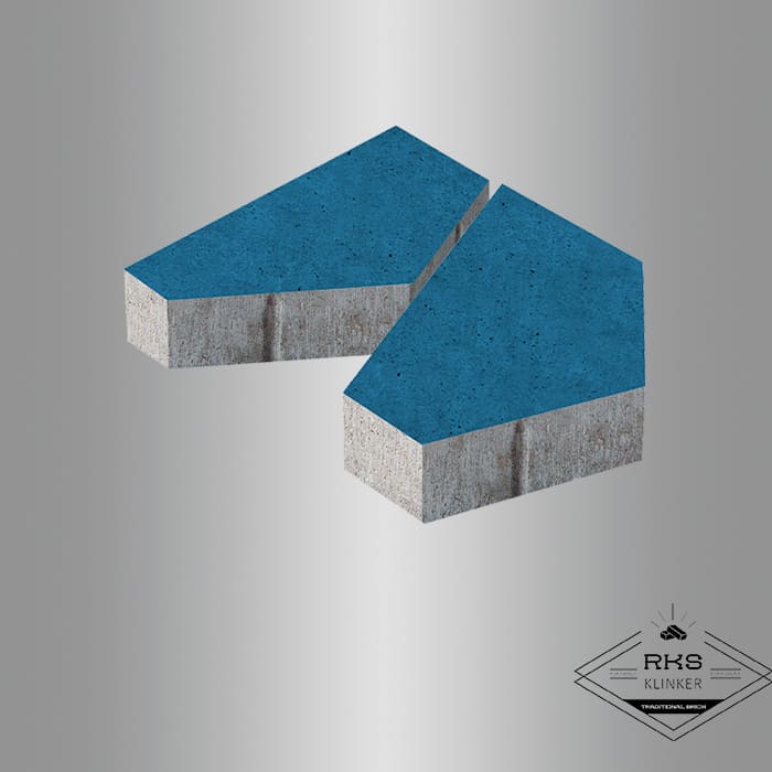 Плитка тротуарная БелАрБет, Полигональ, Синий в Ростове-на-Дону