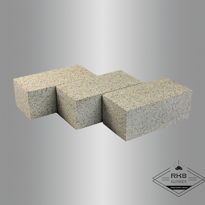 Гранитная брусчатка Мансуровская, Пиленая, 100x200 мм в Ростове-на-Дону