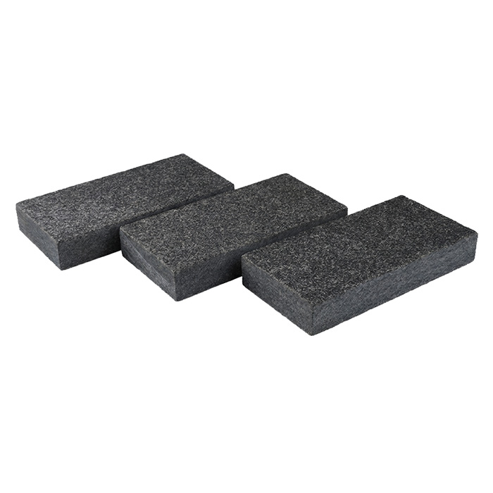 Гранитная брусчатка RKS SLATE Gabbro (Габбро) Пиленая, 200x100 мм в Ростове-на-Дону