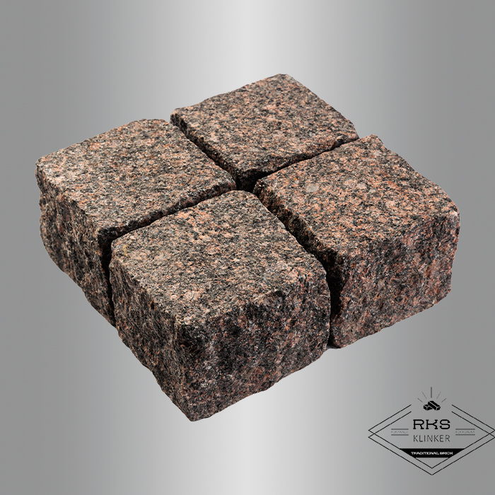 Гранитная брусчатка Дымовская, Француженка, 100x100x80 мм в Ростове-на-Дону