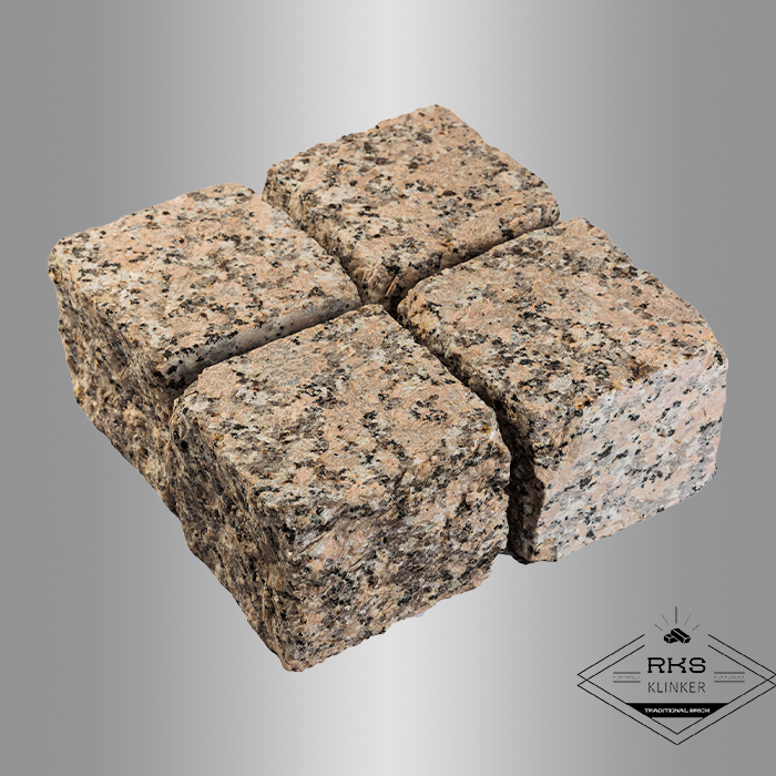 Гранитная брусчатка Жалгыз, Француженка, 100x100x80 мм в Ростове-на-Дону